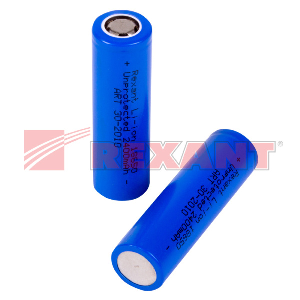 Аккумулятор Rexant Li-ion c защитой  18650   2800mAH 