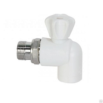 FUSITEK Кран шаровый для радиатора угловой  25*3/4"