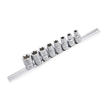 Набор головок TOREX 1/2 8 предметов (Е10,Е11,Е12,Е14,Е16,Е20,Е20,Е24) ДТ/623108