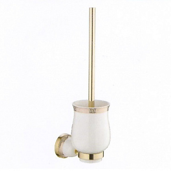 Ерш  LEDEME с  крышкой настенный, керамика, золото /L3610G***