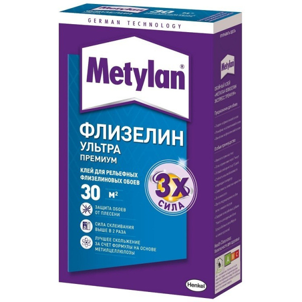 Обойный клей Metylan Флизелин Ультра Премиум 250 г