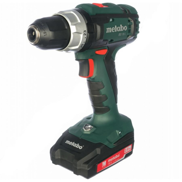 Аккумуляторный винтоверт Metabo BS 18 L Акк.винт.50Нм,13мм,2х2Ач