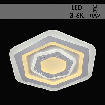 Светильник 6701-500 LED 2*54W 3000-6000K d500 ПДУ
