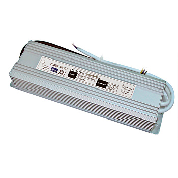 Трансформатор для LED ленты 150Вт/12V/IP67/металл