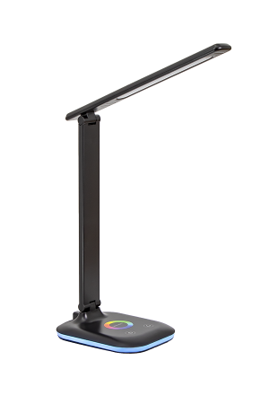 Светильник настольный 10Вт UL621 черный Led с RGB подсветкой 