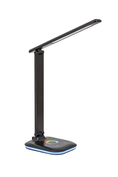 Светильник настольный 10Вт UL621 черный Led с RGB подсветкой 