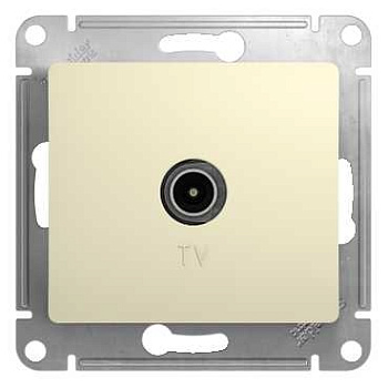 Розетка TV оконечная 1DB GLOSSA бежевая GSL000291/GSL000293