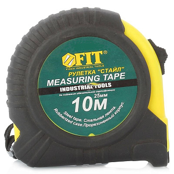 Рулетка Хард 10 м х 25 мм FIT/17210