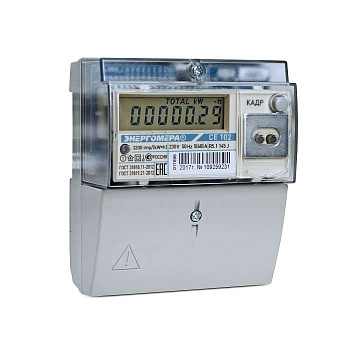 Счетчик электр СЕ102 R5.1 145-J 5-60А 220V 2тарифа на DIN