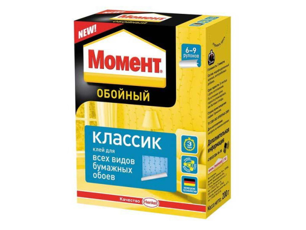 Обойный клей Момент Классик 200 г