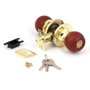 Защелка AVERS 6072-01 G/OAK/темное дерево 