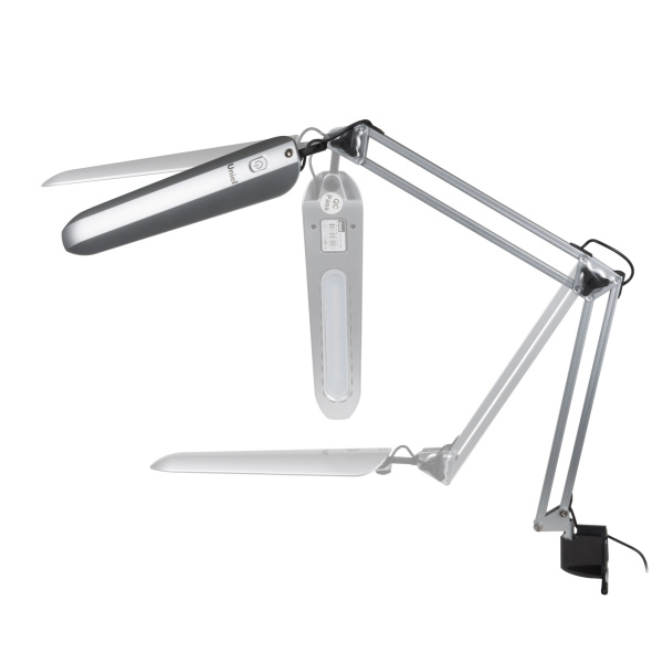 Светильник LED TLD-524 белый на струбцине 8вт димм/Е27/500lm/4500K