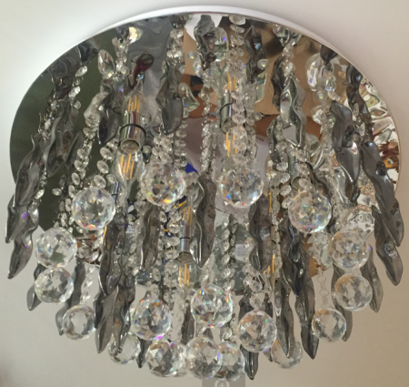 Люстра 8909 6хE14 ПДУ LED d500мм