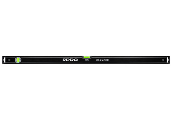 Уровень алюминиевый "PRO 600", черный, 100 см, 2гл.