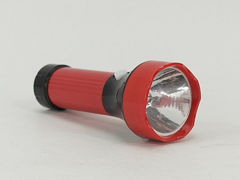 фонарь Ultraflas 3102-TH(красный.1LED) 3*R06