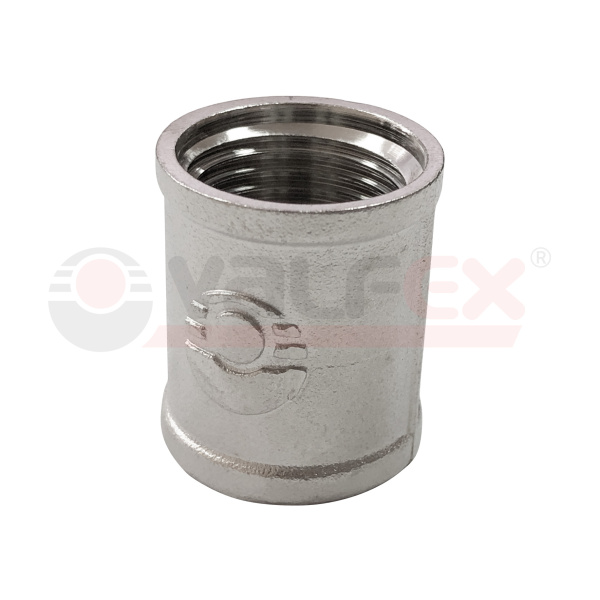 VALFEX Муфта 3/4" В-В никель