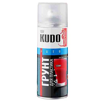 Kudo 6001 Грунт-эмаль аэрозоль для пластика, серая (ф-0,520 гр.)