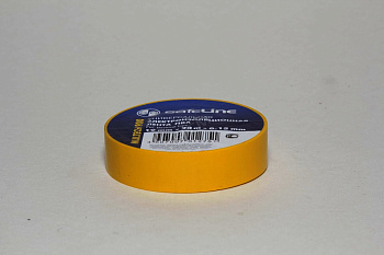 Изолента желтая 19мм*20м Safe Line/KRANZ