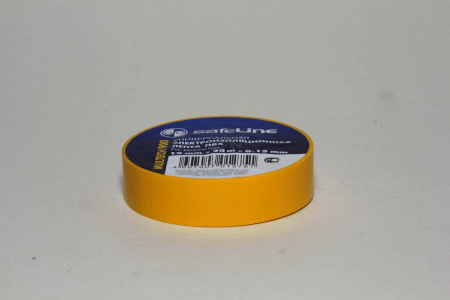 Изолента желтая 19мм*20м Safe Line/KRANZ