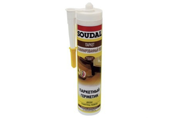 Герметик SOUDAL паркетный акриловый., сосна 300 мл/119645