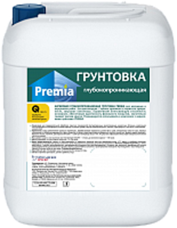 Грунтовка Premia Club глубокопрон.для внутренних работ 5л Яркраски
