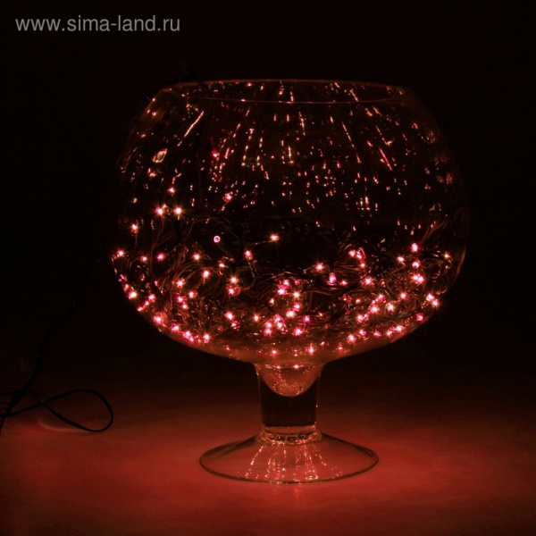 Гирлянда "метраж"  5м красный уличная LED -52-220V контроллер 8реж.