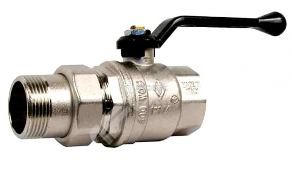 BUGATTI  Кран шаровый со сгоном  В-Н 3/4" ручка рычаг  /320-L