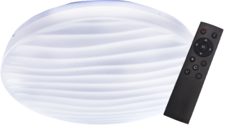 Светильник LED WAVE-W350  потолочный 48 Вт/220В/3940L/с пультом/General
