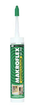 MACROFLEX  АХ 104 герметик силиконовый  универсальный, белый 290 мл 