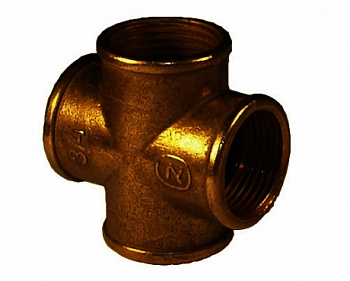 Крестовина  3/4" латунь