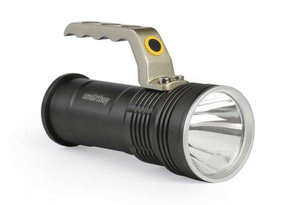 Фонарь прожектор SBF-30-H (акк. 2*18650 1.2Ah)  св/д CREE 10W (300м) IP54