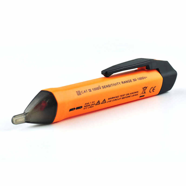 Детектор напряжения бесконтактный VD-03 STANdart luxe звуковой c подсветкой 50-1000V 20-200